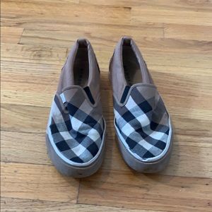 Burberry slip on sneakers